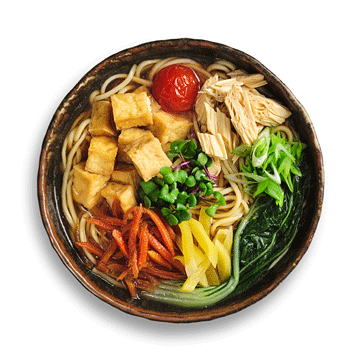 Рамэн вегетарианский с сыром Тофу