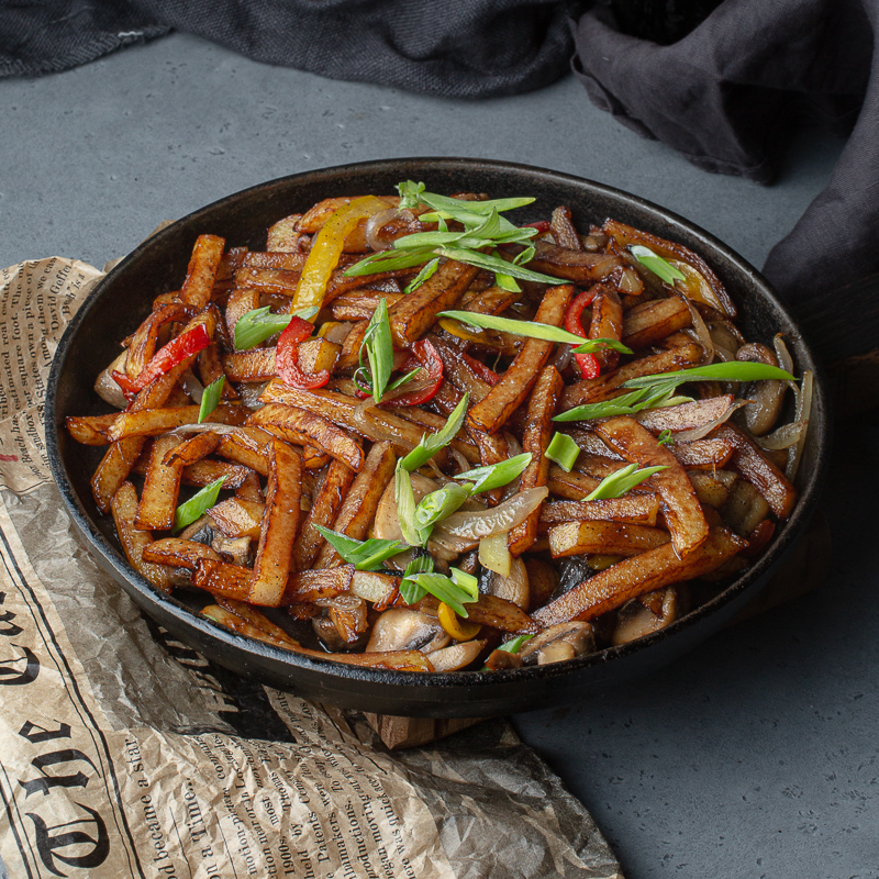 Картофель с грибами