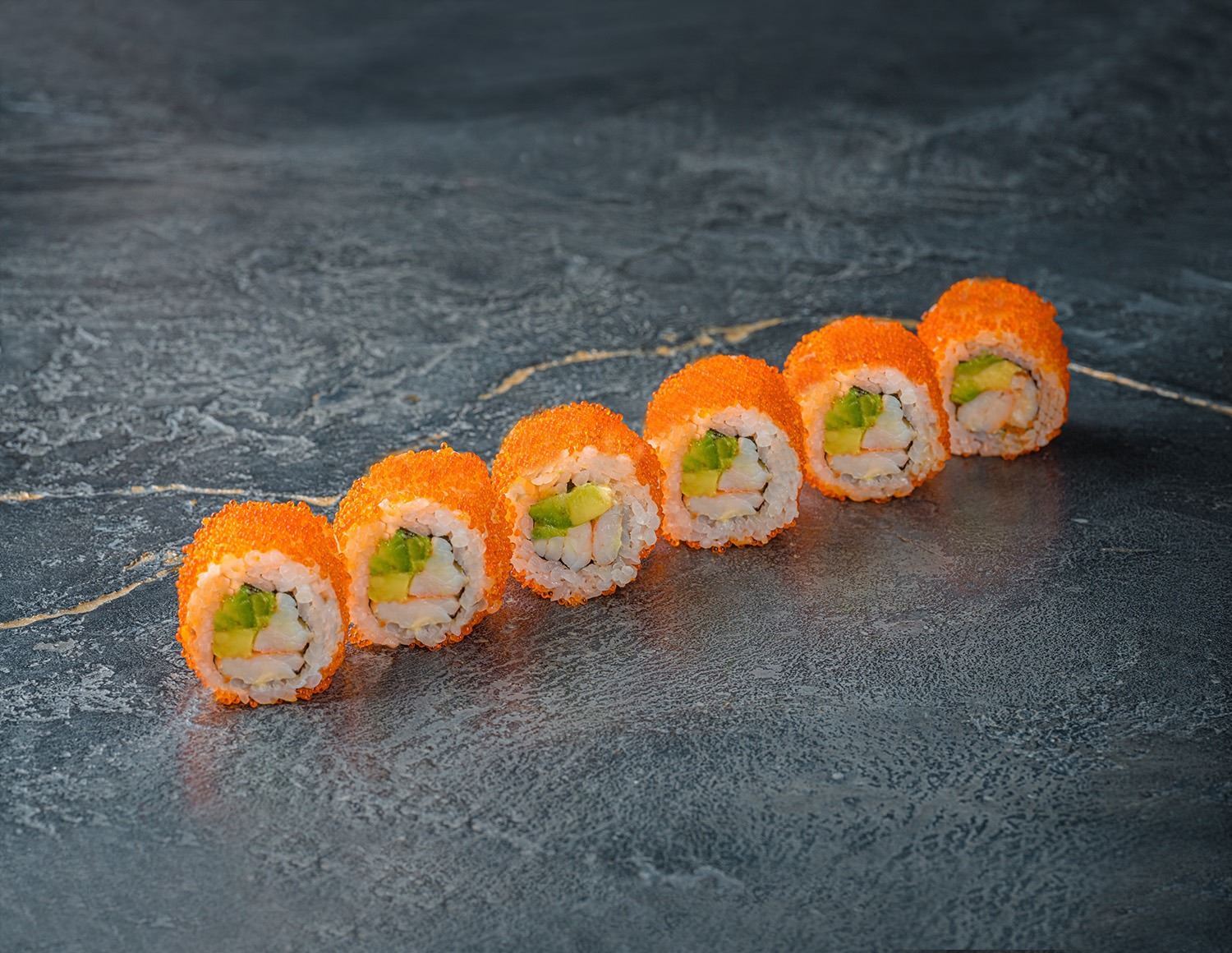 Ролл Калифорния с креветкой