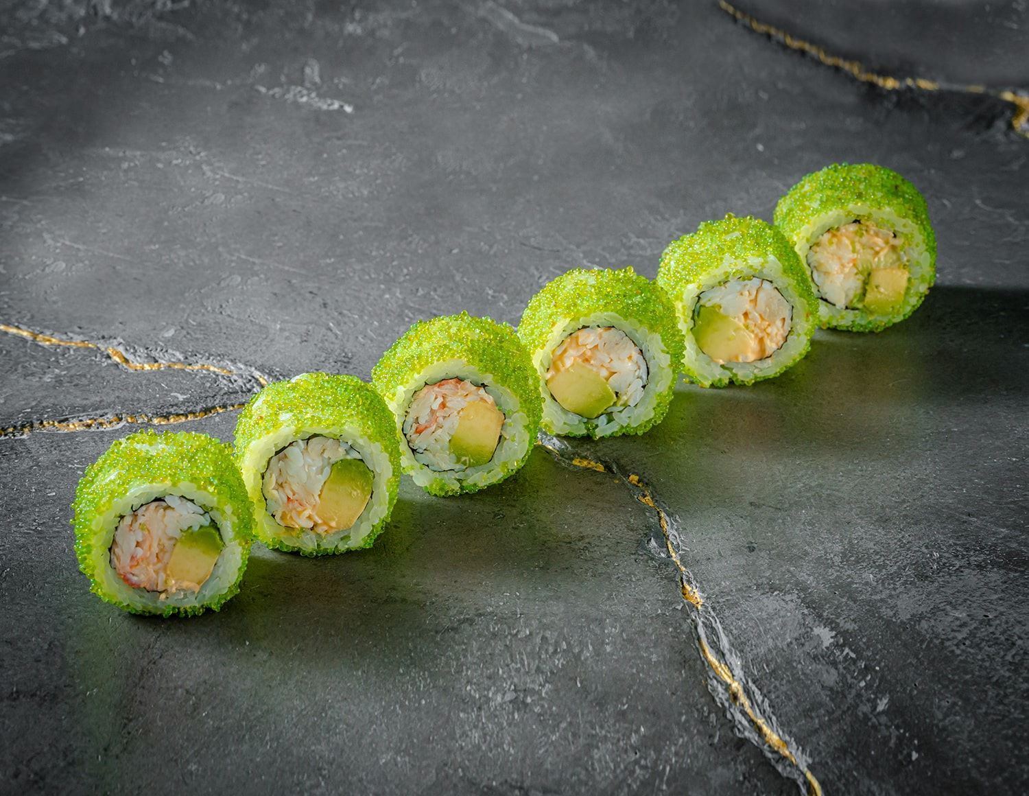 Ролл Калифорния спайси с Камчатским Крабом