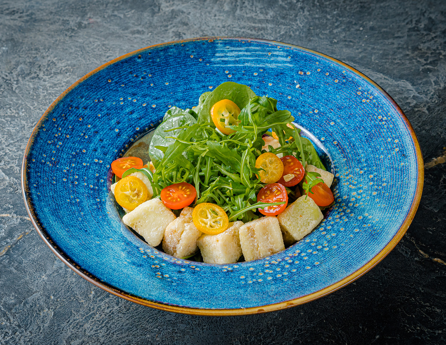 Микс салат с баклажаном