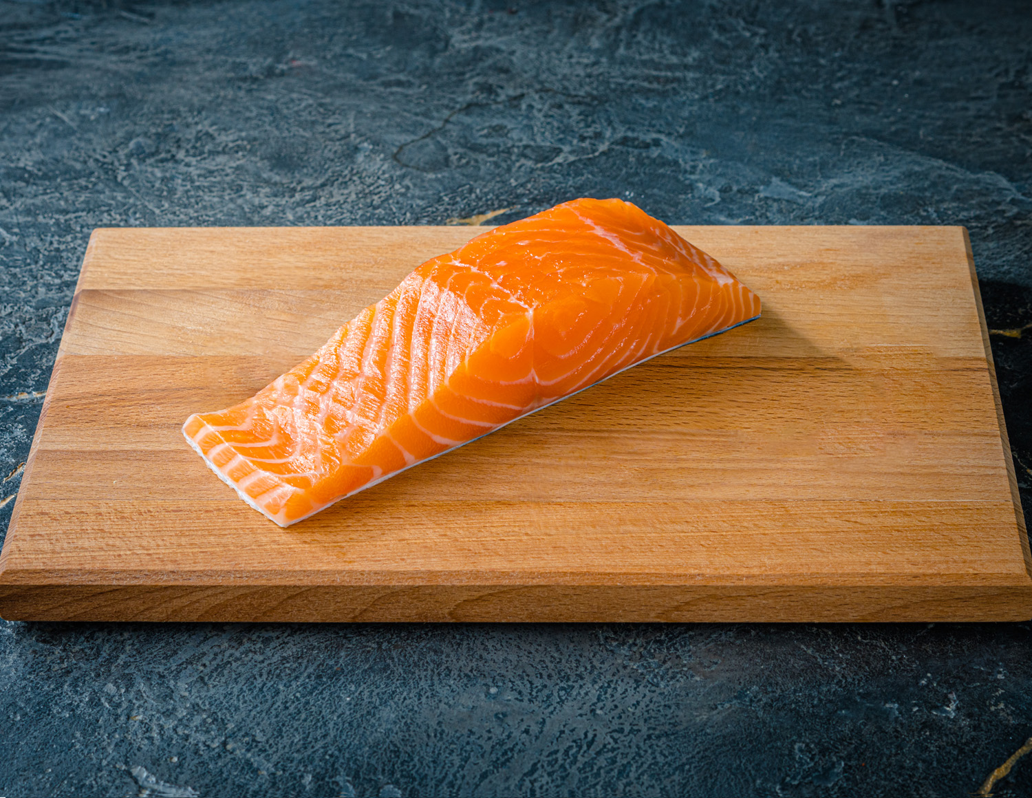 Стейк Лосося на коже