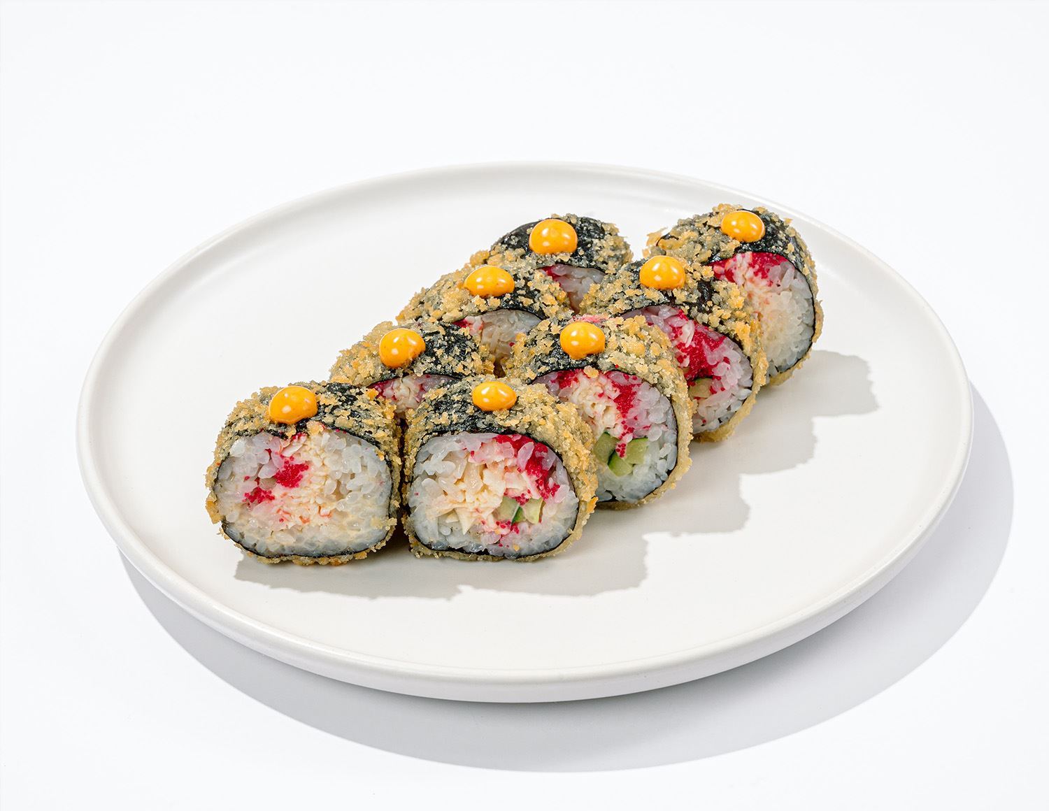 Жареный ролл снежная калифорния