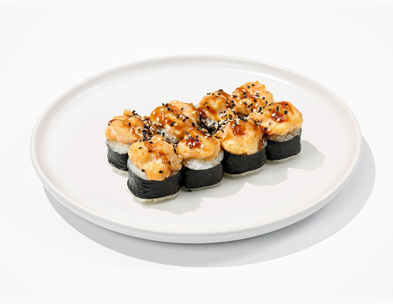 Запеченый ролл с креветкой new