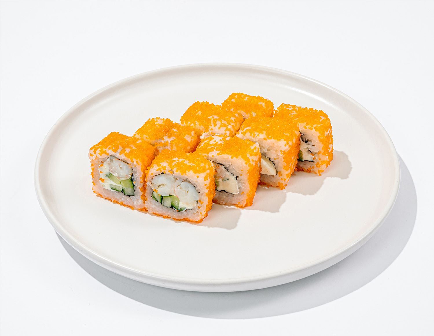 Ролл калифорния с креветкой