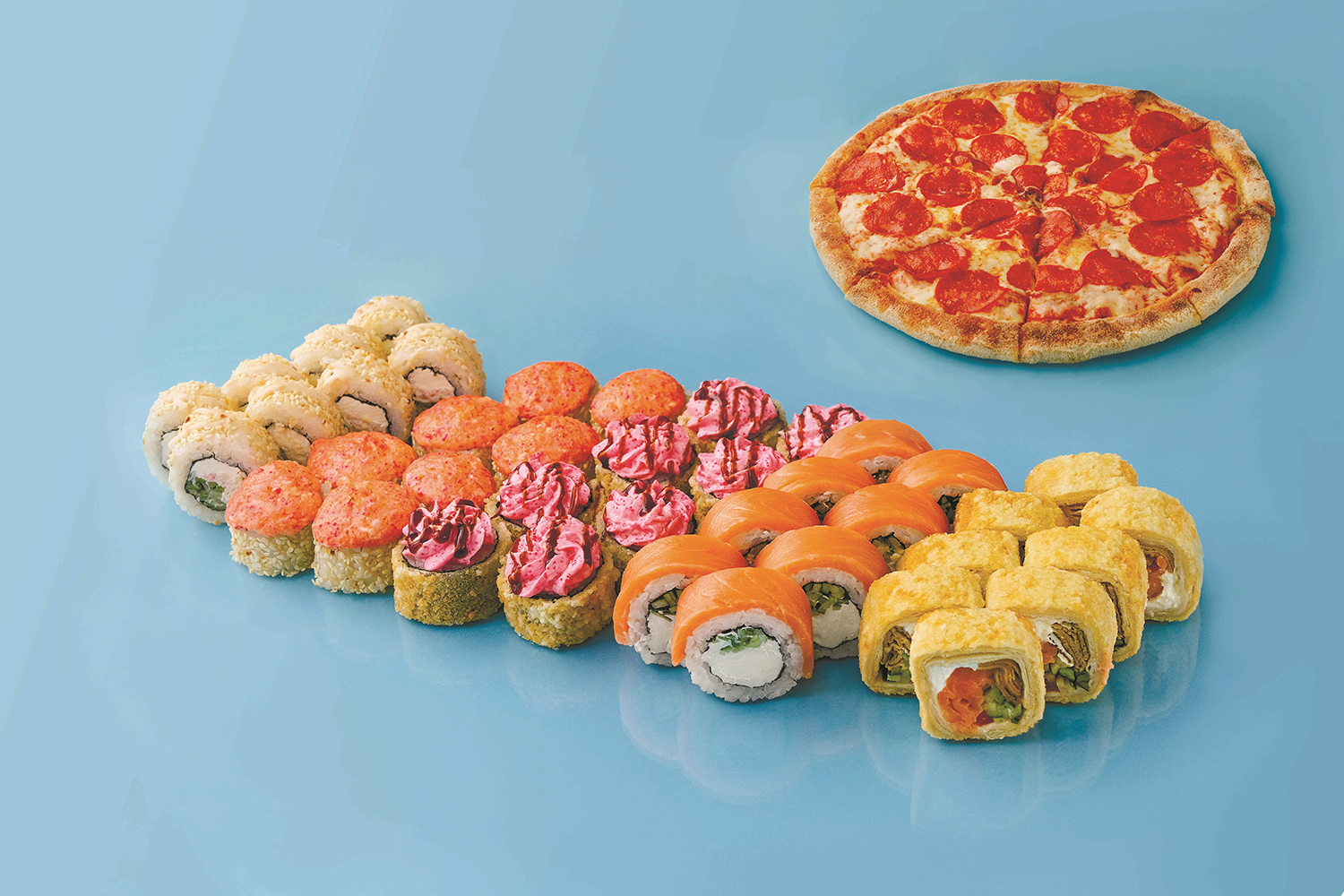 Комбо XL (40 шт) с пиццей Пепперони