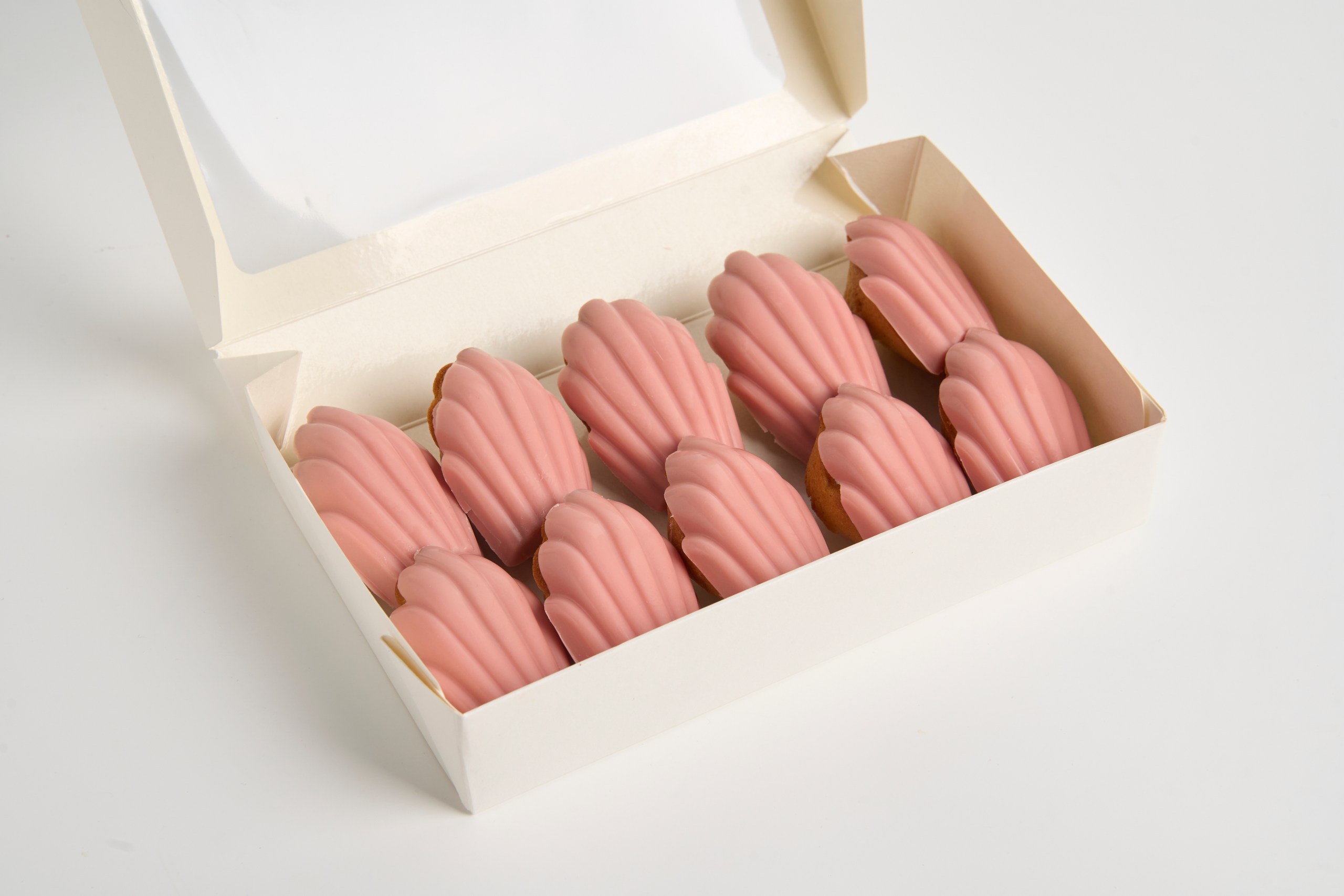 Мадлен клубника-ваниль 10 шт