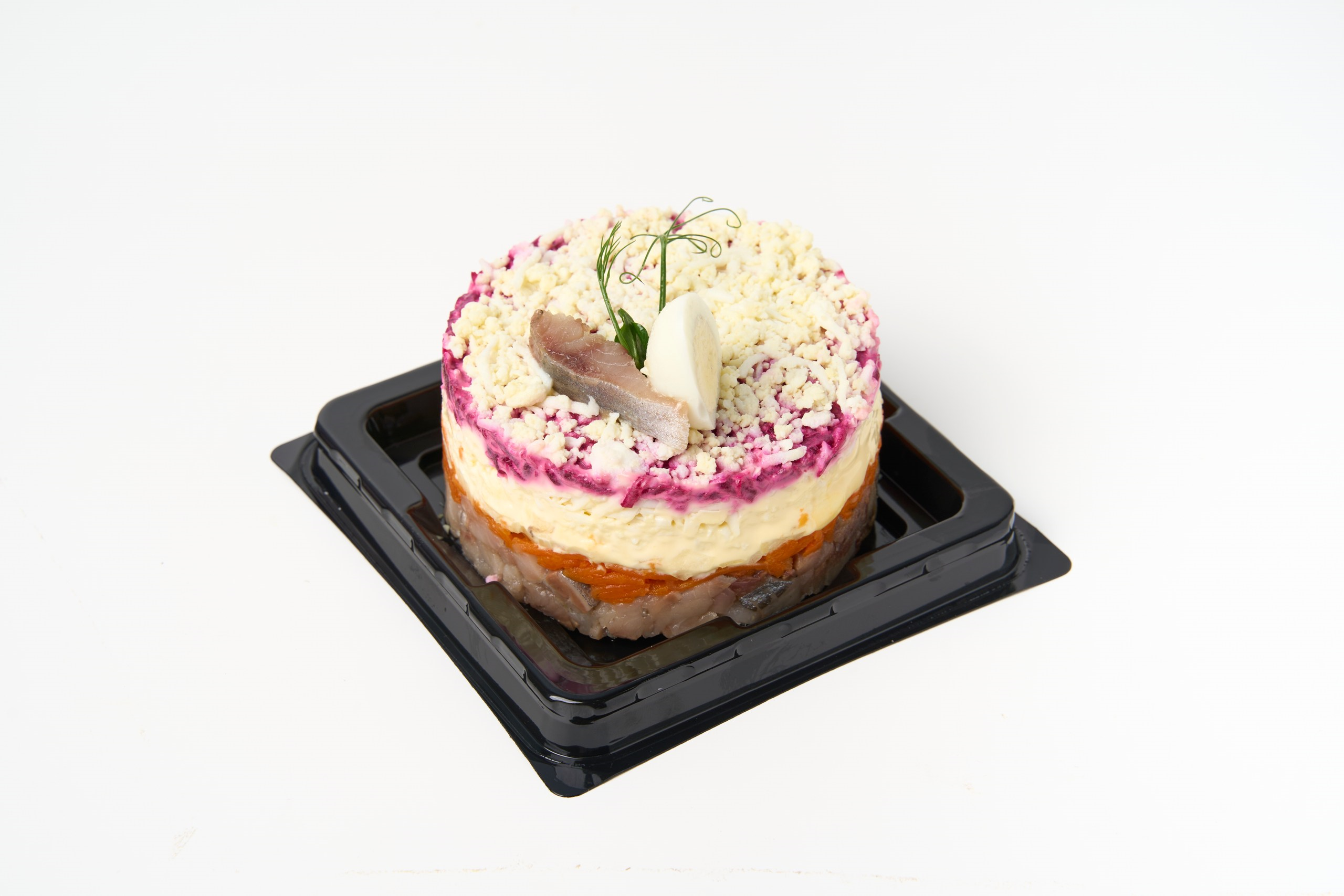 Салат Сельдь под сыром с овощами 1 кг