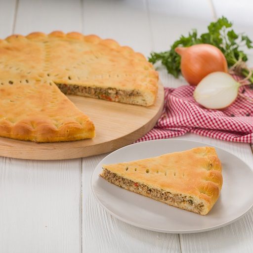 Пирог Осетинский с картофелем и грибами