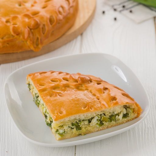 Пирог Праздничный капуста, яйцо