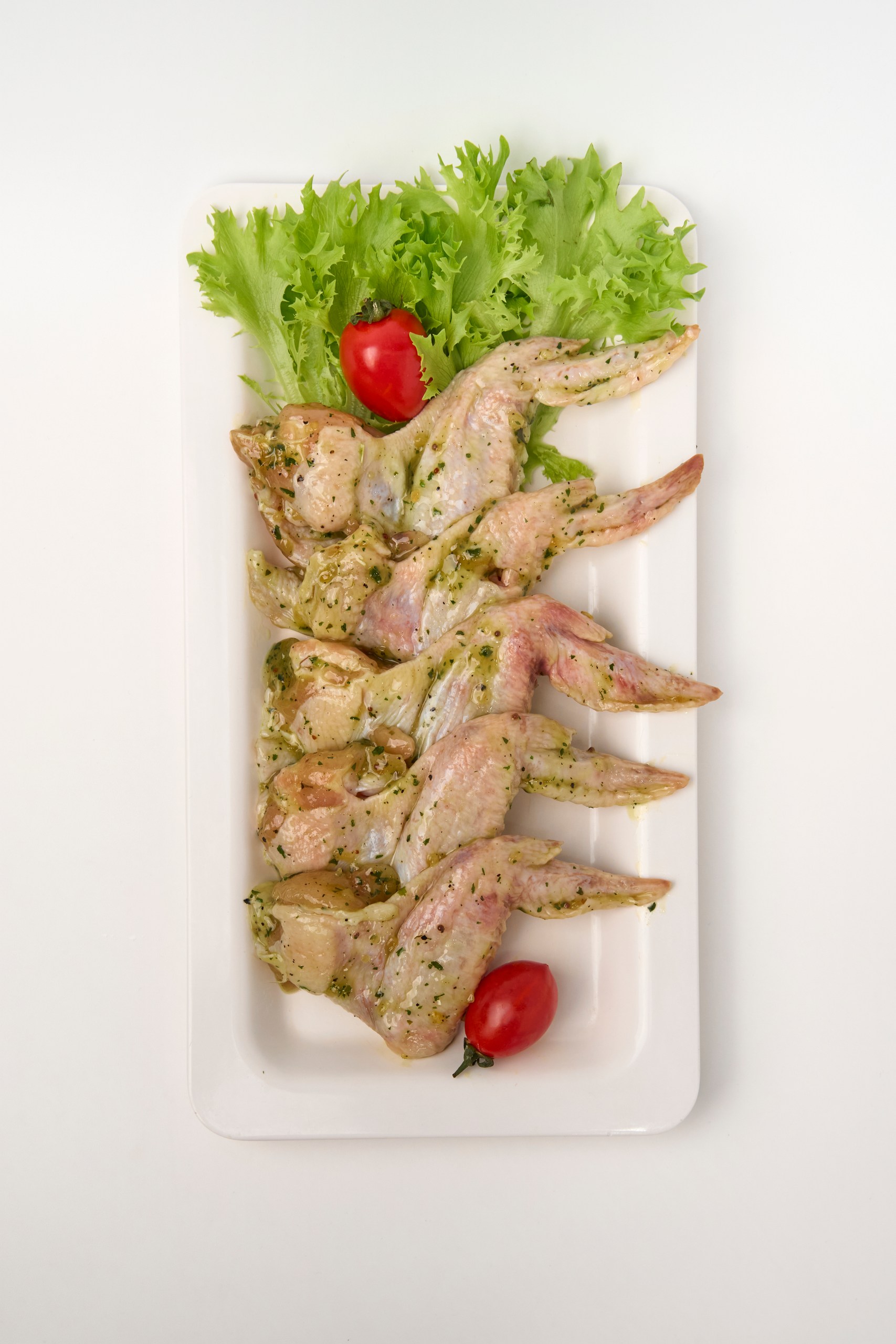 Крылья куриные в сливочно-чесночном маринаде