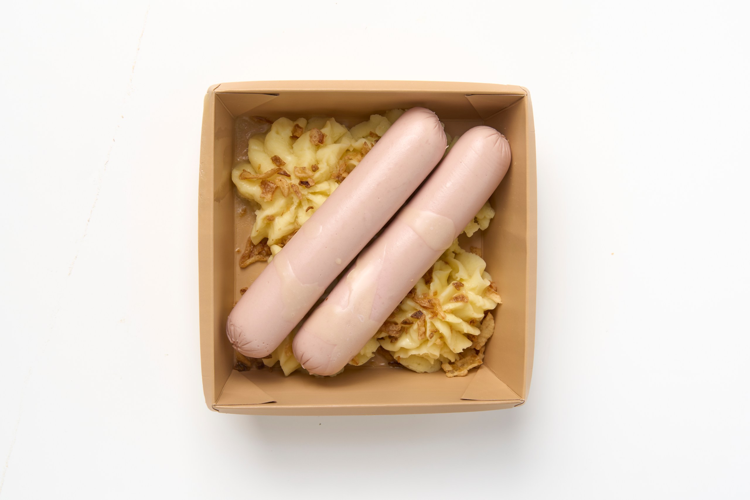 Сосиски  с картофельным пюре 270 гр