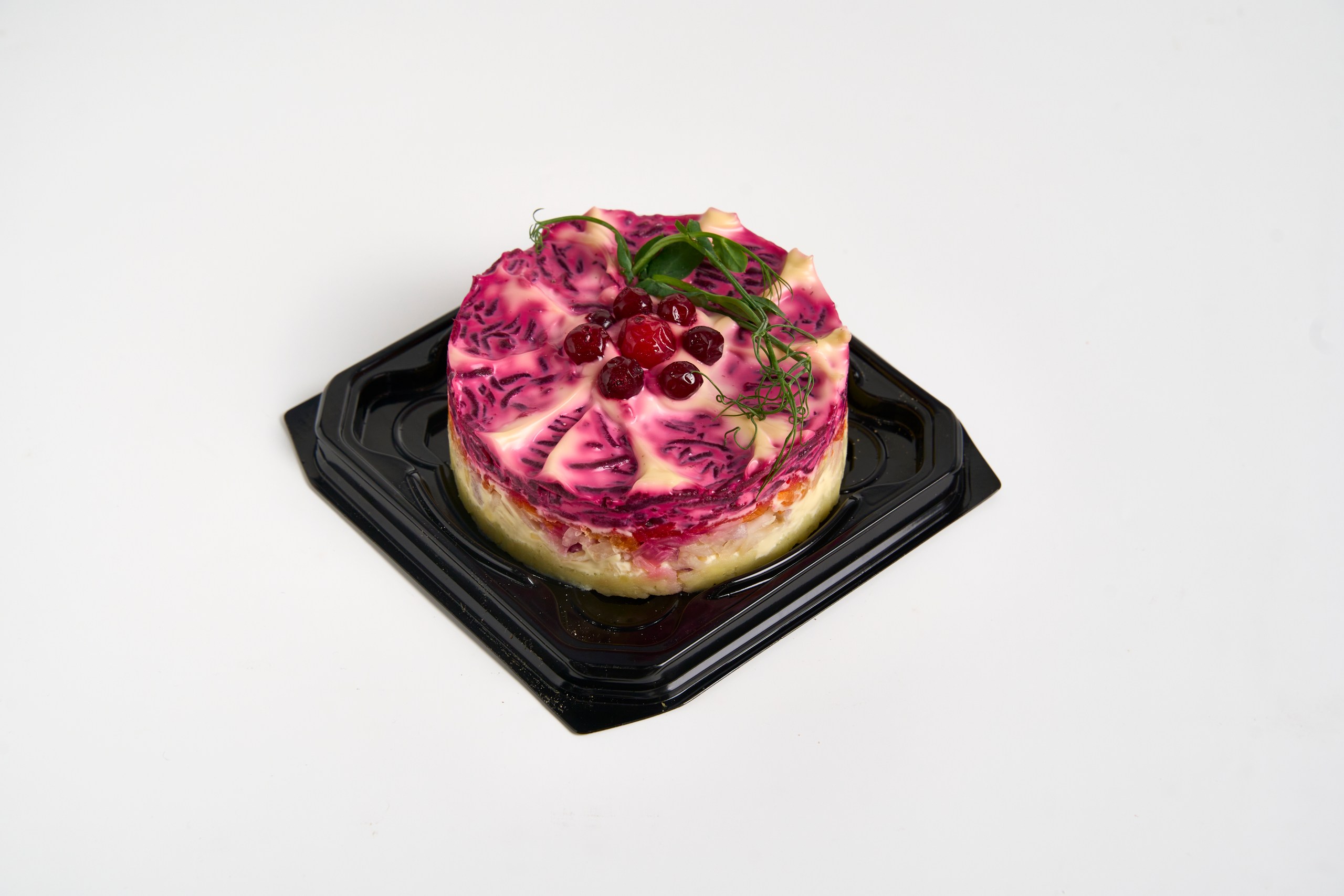 Салат Капуста квашеная под шубой