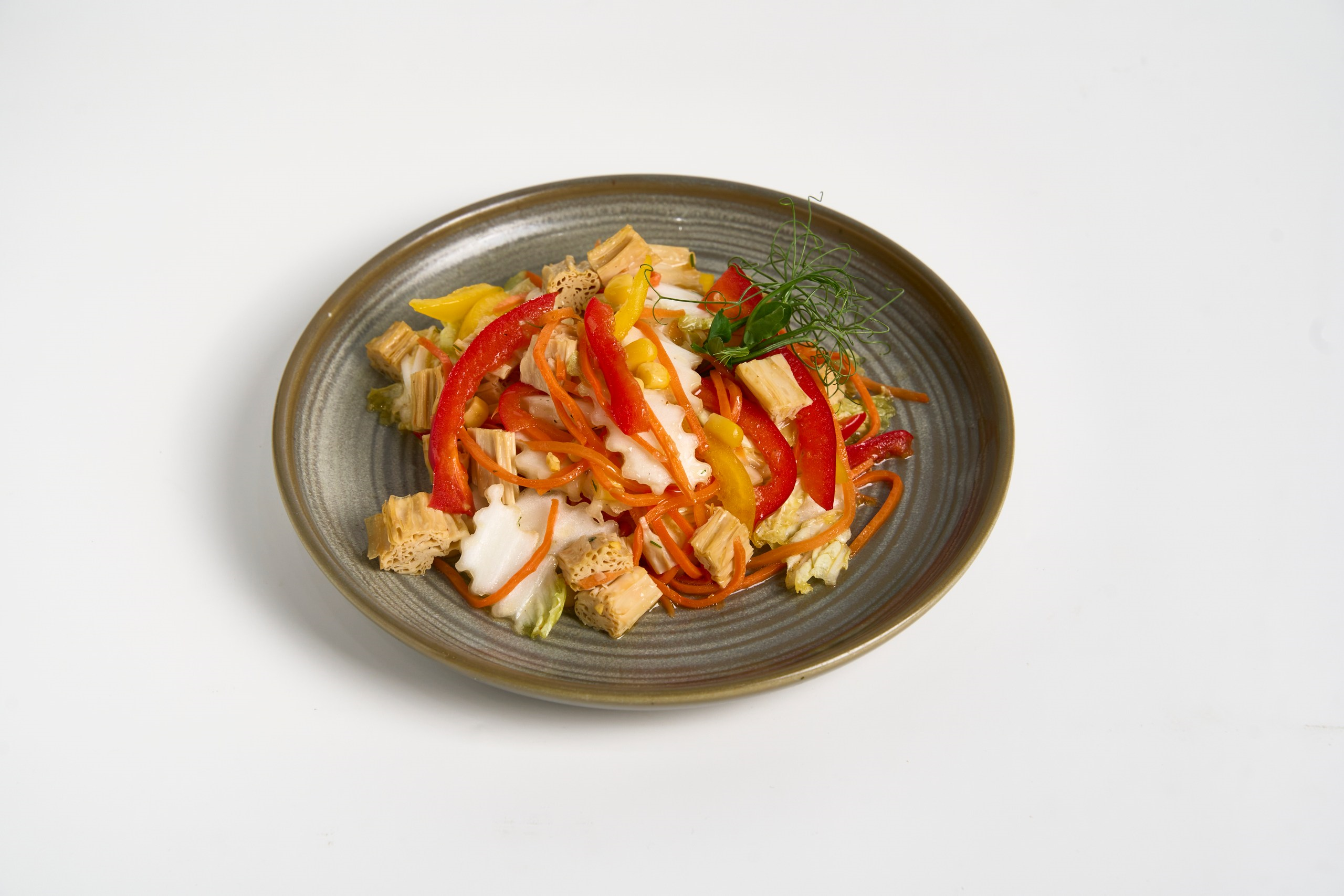 Салат из пекинской капустой  с цитрусовой заправкой