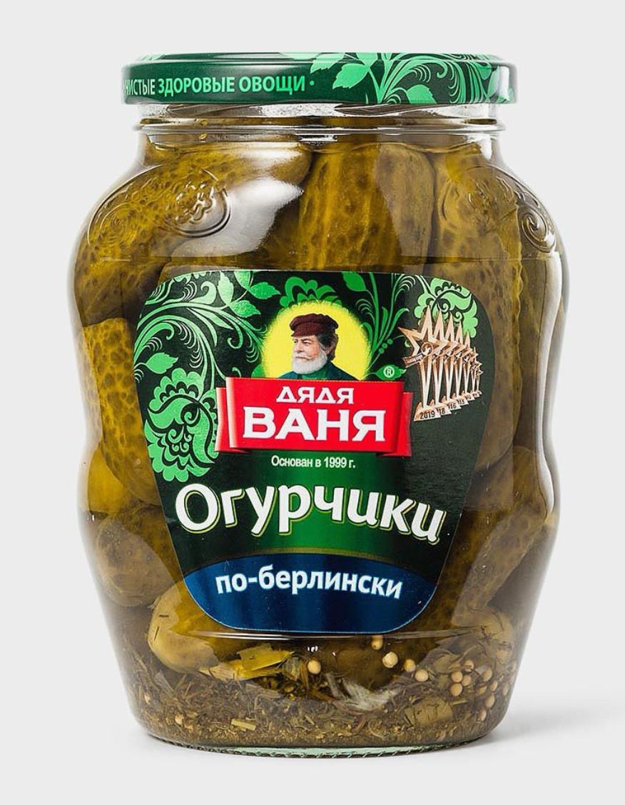 Огурцы по Берлински 680г Дядя Ваня
