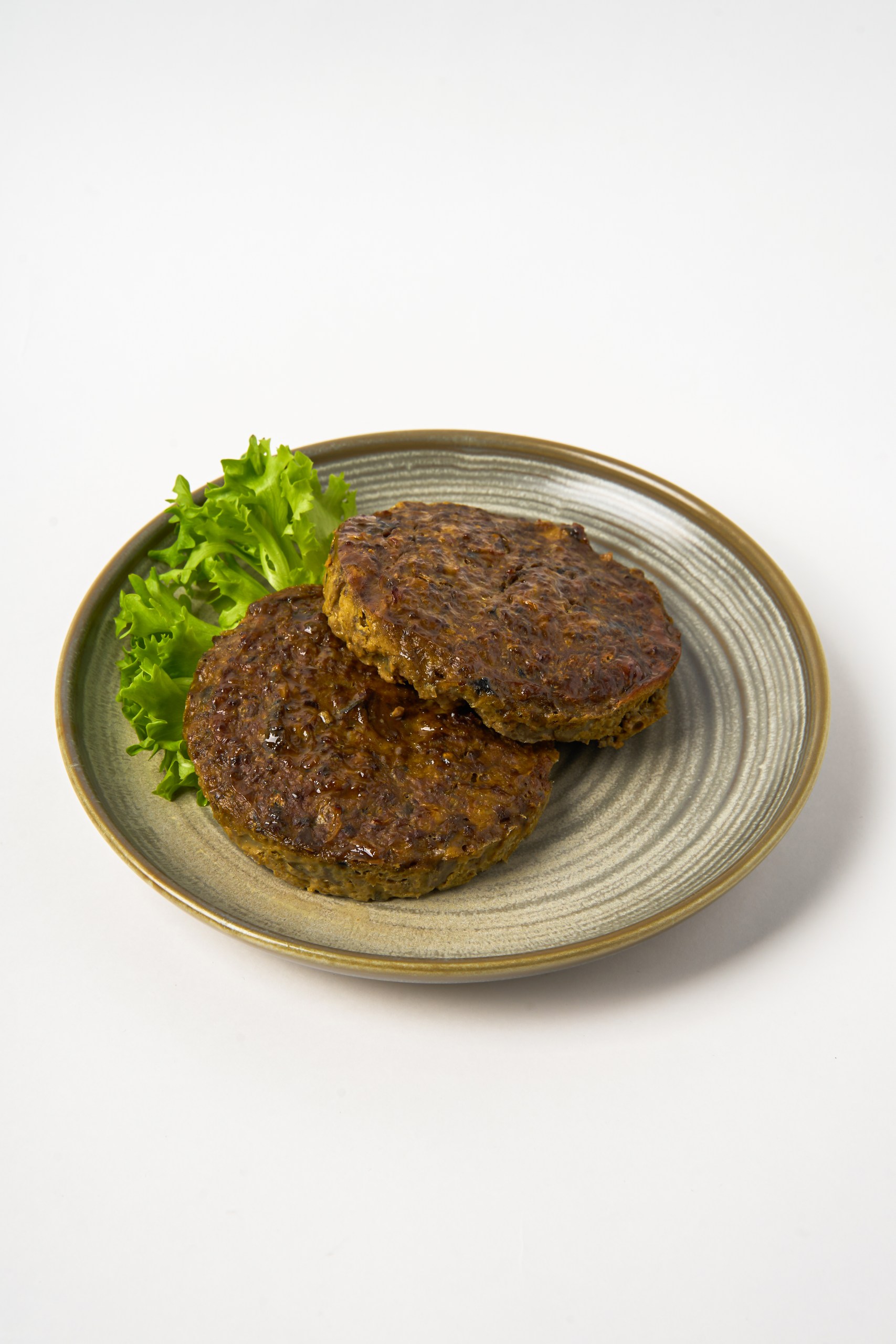 Оладьи из печени с грибами и яблоками , 140 гр