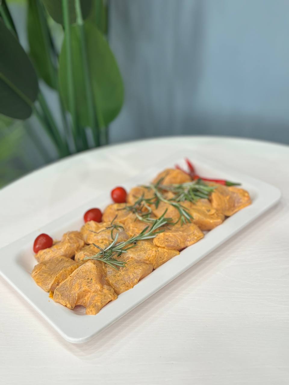 Шашлык из куриной грудки, вес