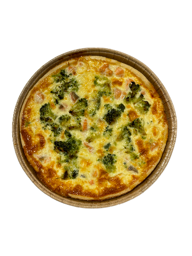 Киш с семгой