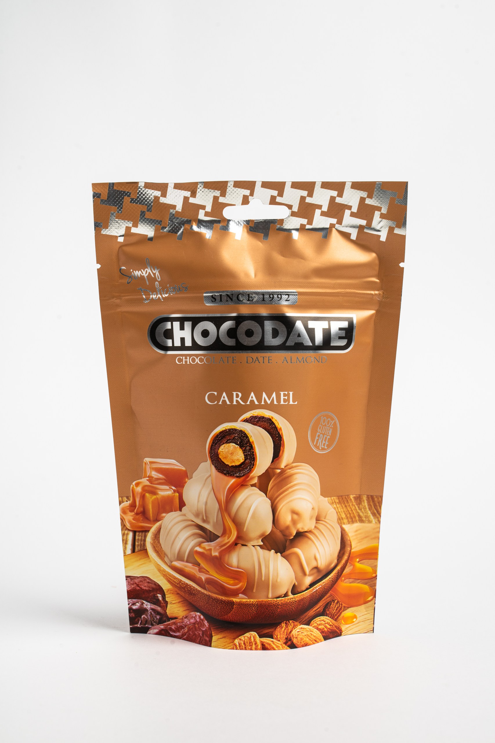 Финики в шоколаде 100г Chocodate  в Ассорт - CARAMEL