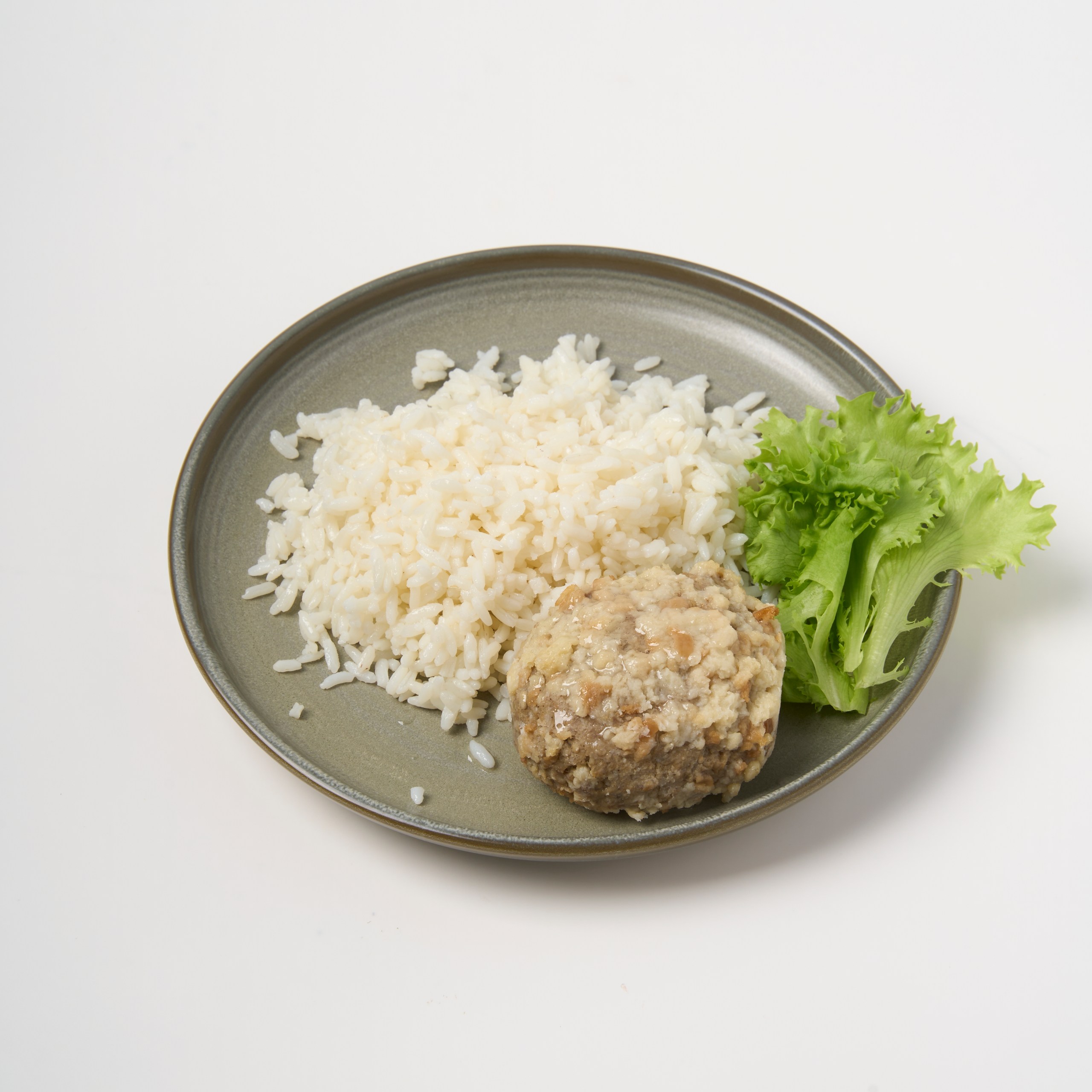 Котлета рыбная с рисом