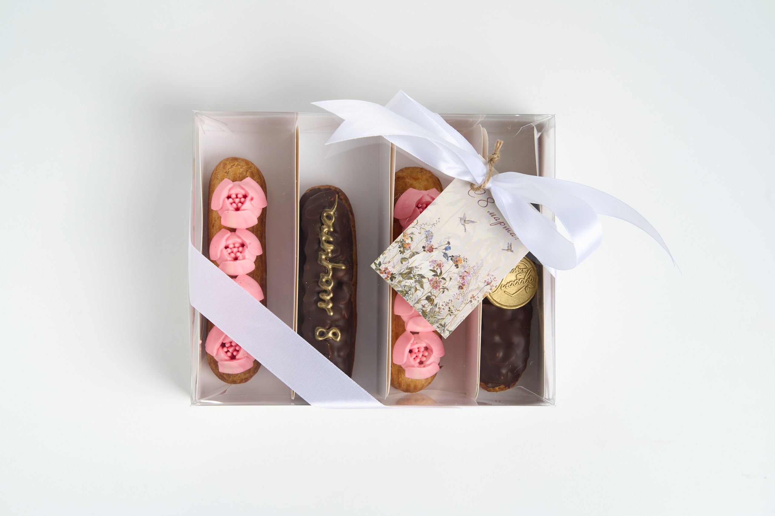 Набор эклеров Эксклюзив 4 шт