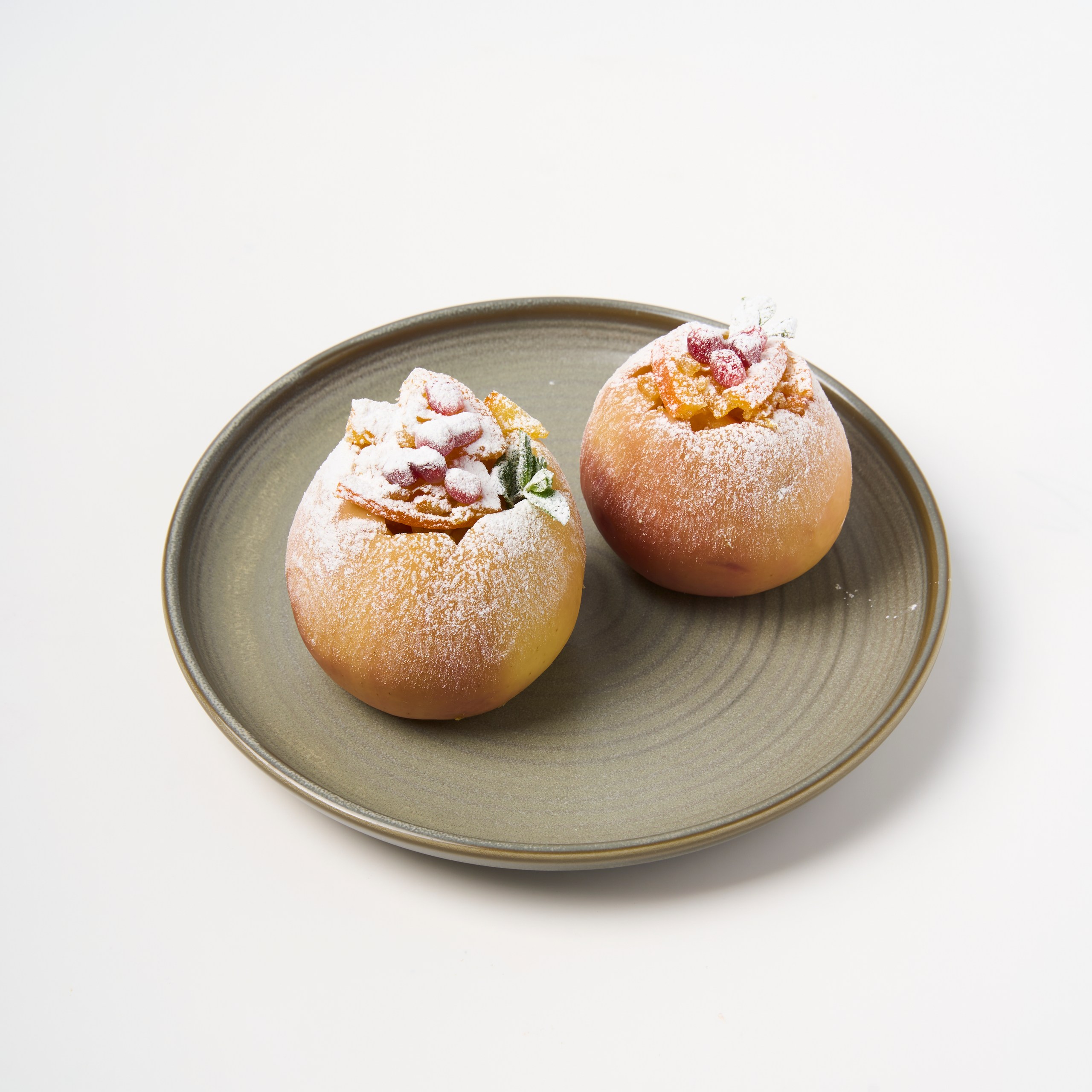 Запеченное яблоко с апельсинами, вес