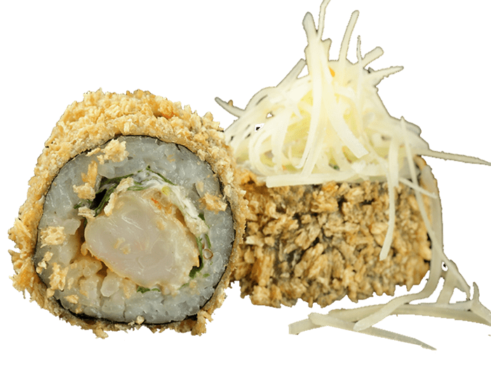 Ролл Цезарь с креветкой