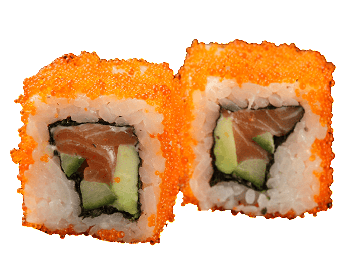 Ролл Калифорния с лососем