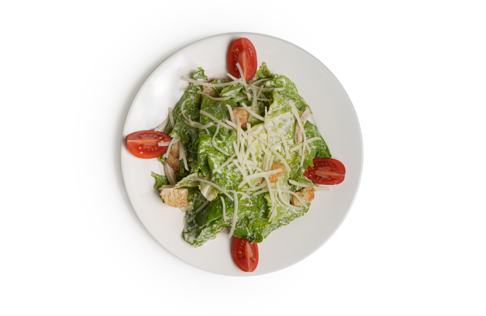 Салат Цезарь с курицей