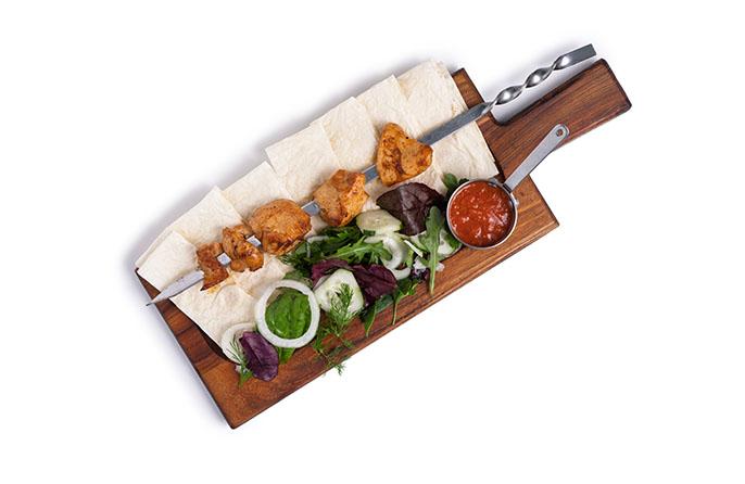 Шашлык из куриного филе