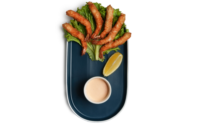 Креветки в кляре