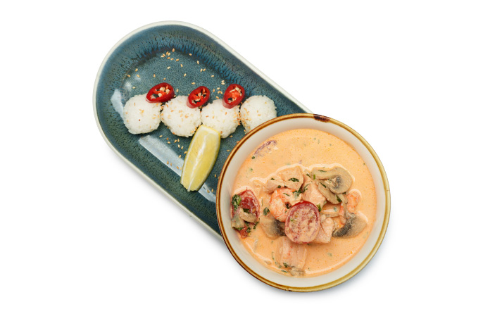 Том Ям с курицей