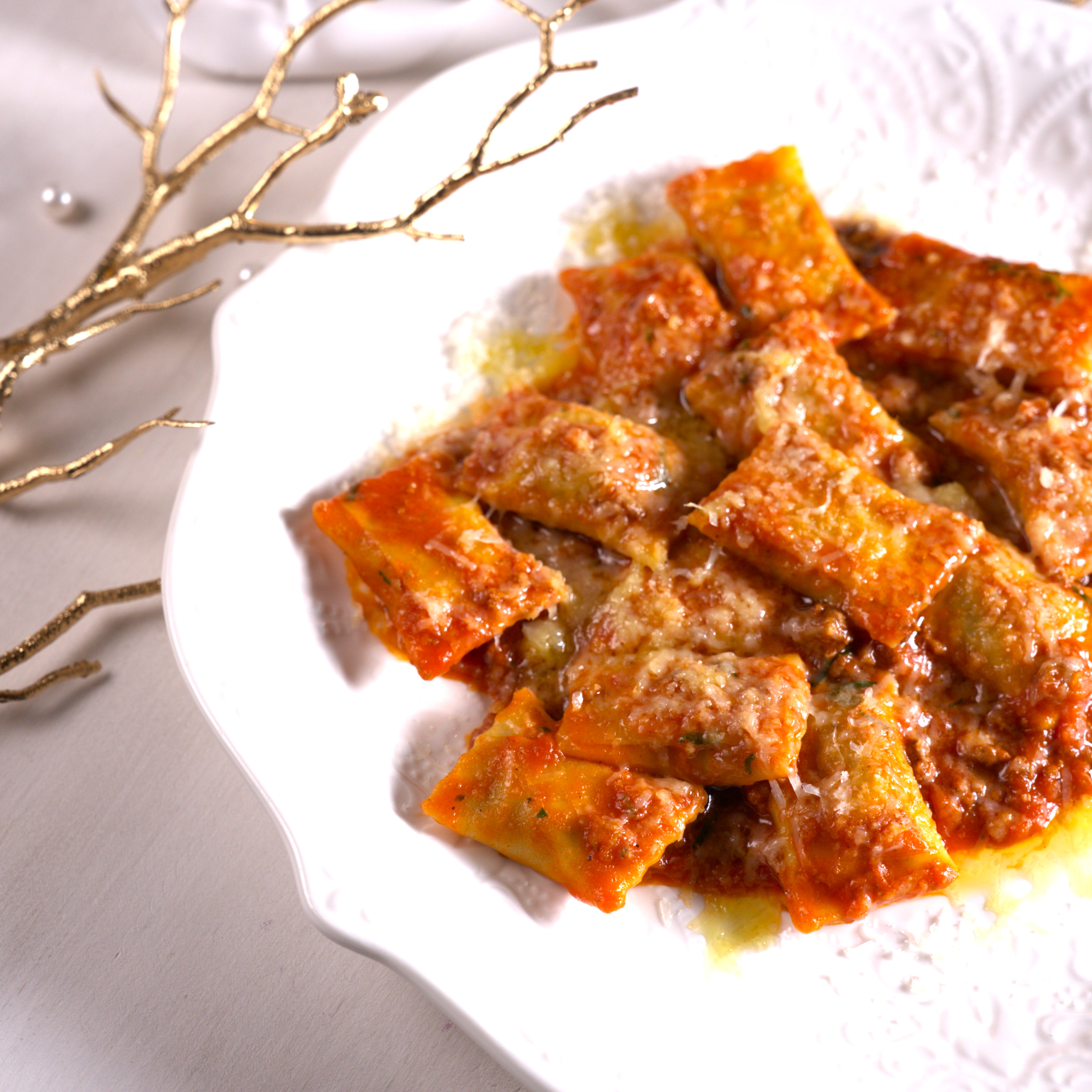Аньолотти с курицей и телятиной		