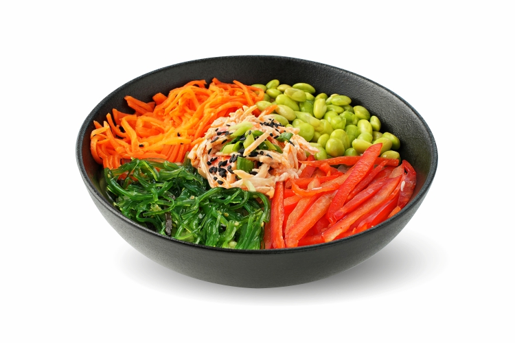 Боул с крабовым салатом 