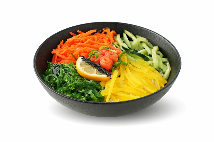 Боул с лососем