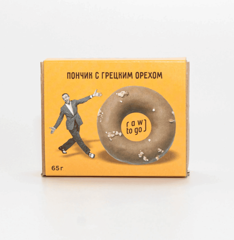 Пончик с грецким орехом