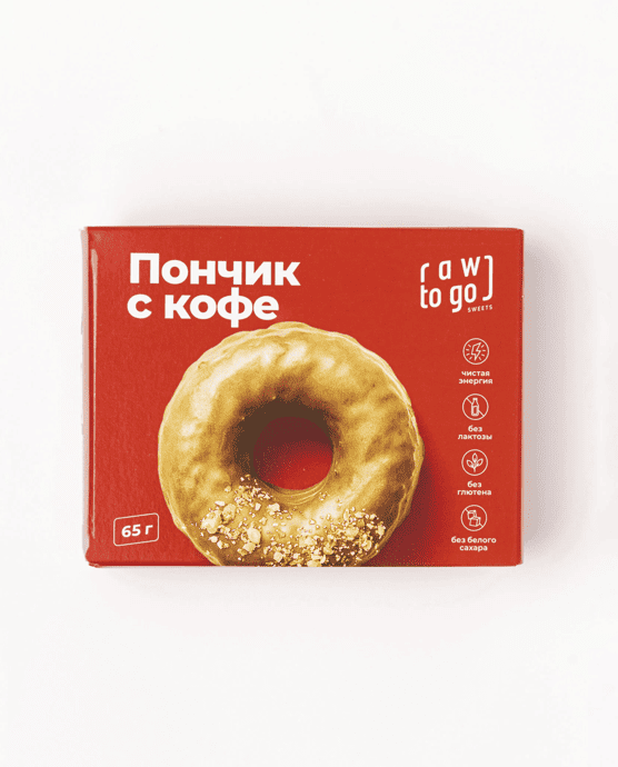 Пончик с кофе