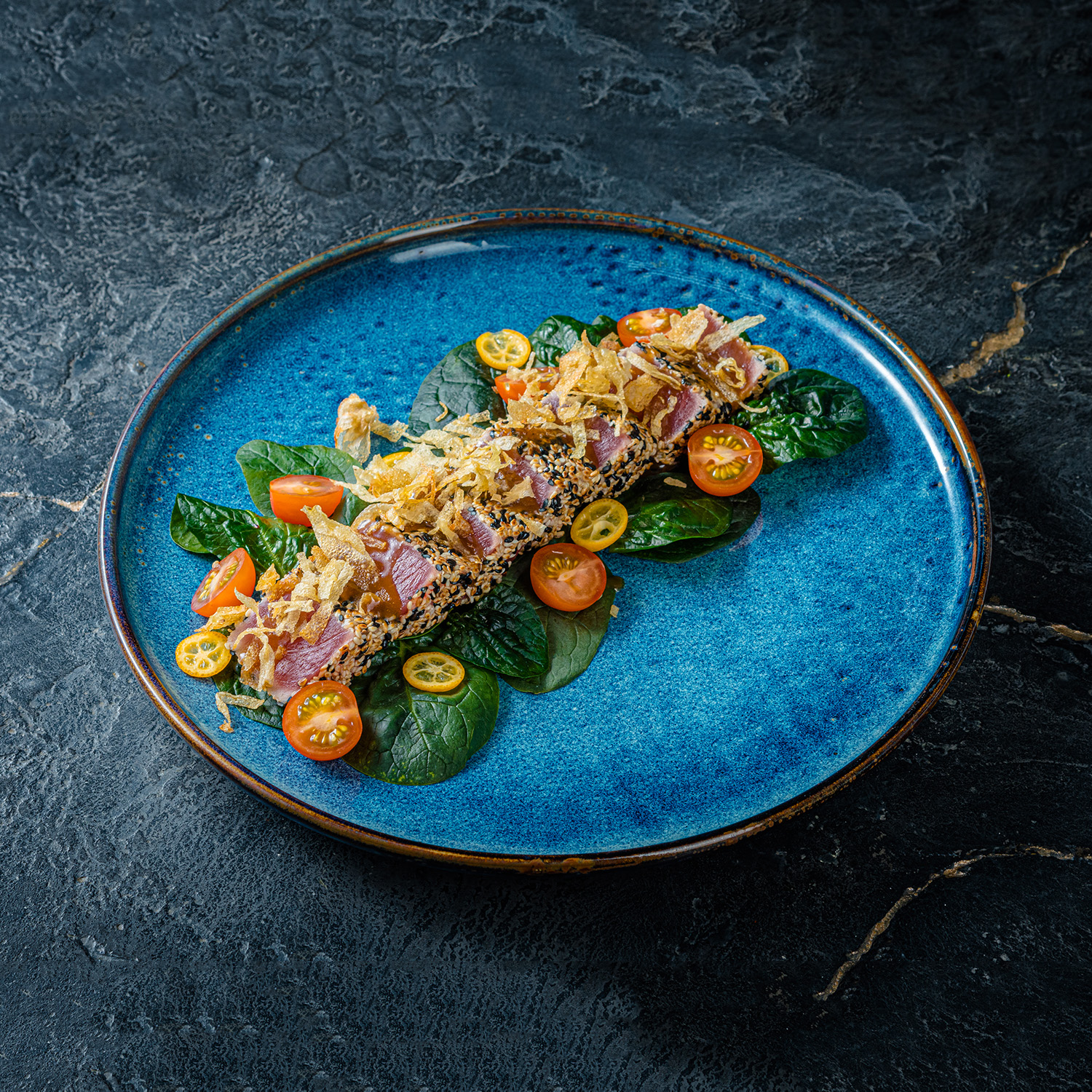 Стейк из Тунца с имбирным соусом